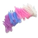 Jilukibo 100 Pcs Plastic Cosmetic Mask Mixing Spoon Spatulas, Multicolor 5 Inch Face Mask Spoon for Cream Facial Skin Care Spoon Beauty & Personal Care Jilukibo