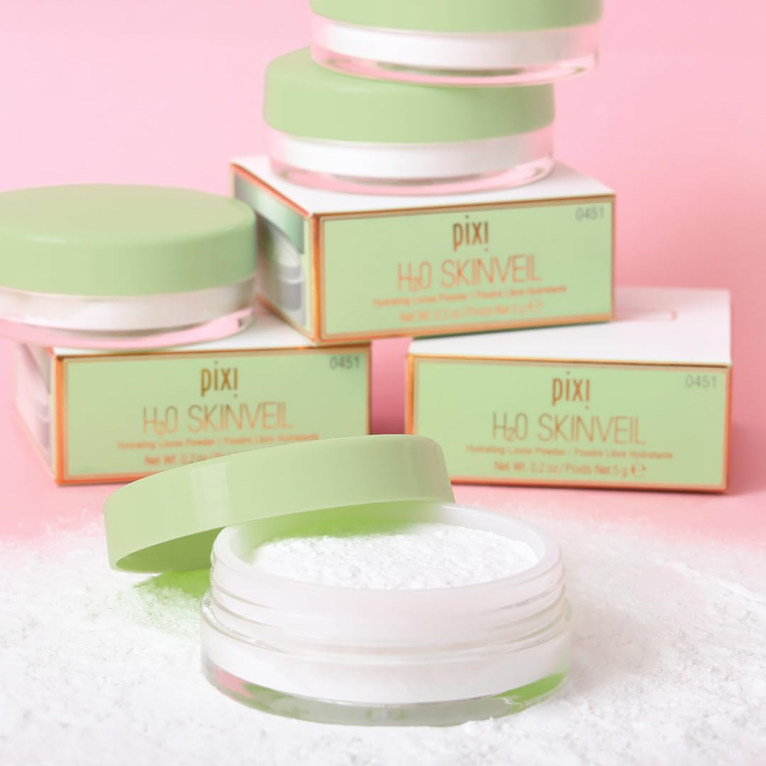 Pixi H2O Skinveil | Lightweight Setting & Finishing Powder | Blurs, Hydrates & Sets Makeup | Velvet Skin-Like Finish | 0.2 oz/5 g Beauty & Personal Care Pixi