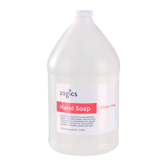Zogics Hand Soap, Citrus + Aloe Hand Soap (1 Gallon Refill) Beauty & Personal Care Zogics