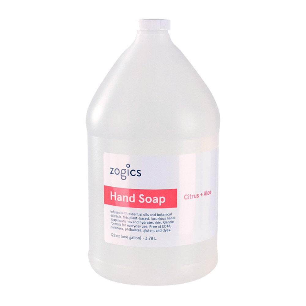 Zogics Hand Soap, Citrus + Aloe Scented Hand Soap (4 Gallons/Case) Beauty & Personal Care Zogics