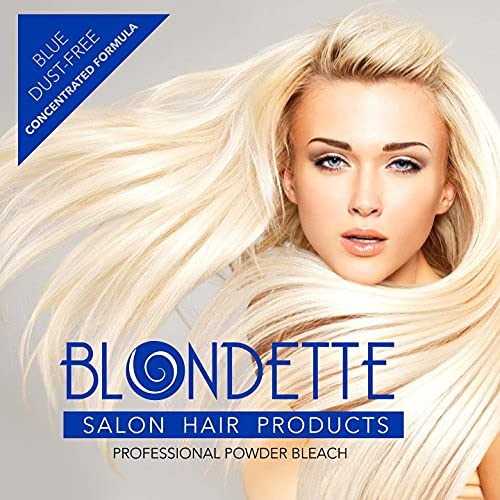 Powder Bleach, Blondette Salon Professional Powder Bleach blue dust-free (460) Beauty & Personal Care Blondette