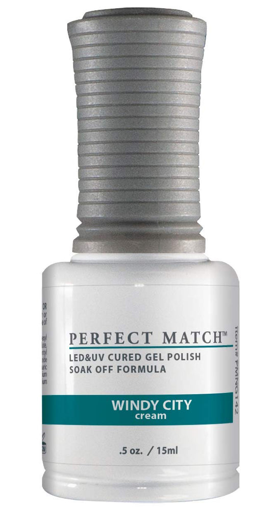 LeChat Perfect Match Gel Polish, Windy City, 0.5 Fl Oz (Model: PMS142)