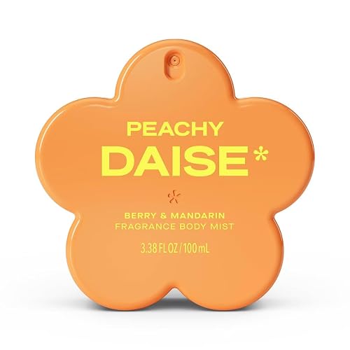 Daise Peachy Women’s Body Mist, 3.38 fl oz - Fruity Berry & Mandarin Fragrance Spray for Everyday Fresh Scent Beauty & Personal Care Daise