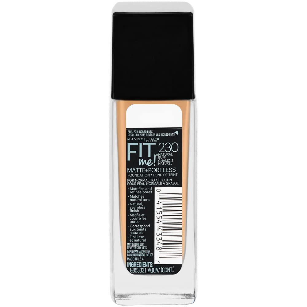 Maybelline Fit Me Natural Buff Matte Plus Poreless Foundation