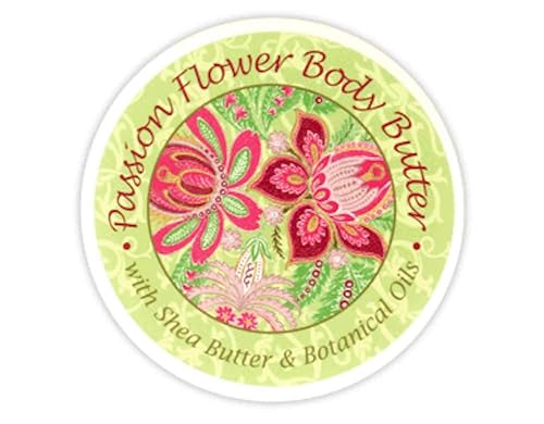 Greenwich Bay Trading Company Botanic Body Butter with Shea Butter and Cocoa Butter 8oz Tub (Passion Flower) Beauty & Personal Care Greenwich Bay