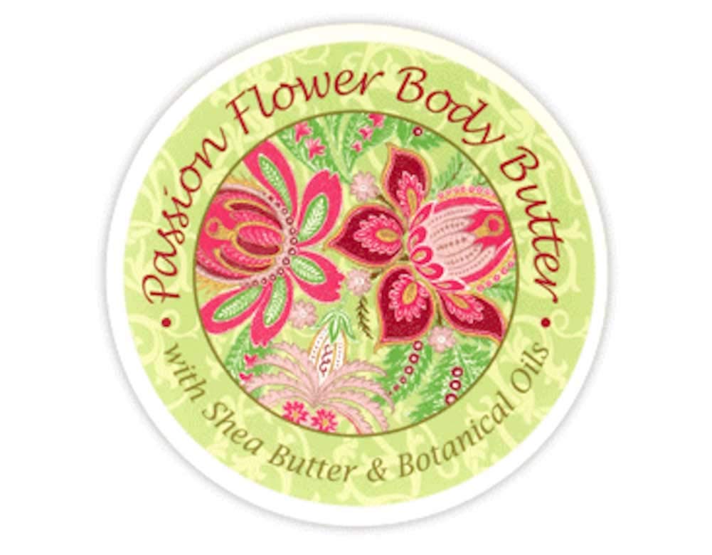 Greenwich Bay Trading Company Botanic Body Butter with Shea Butter and Cocoa Butter 8oz Tub (Passion Flower) Beauty & Personal Care Greenwich Bay
