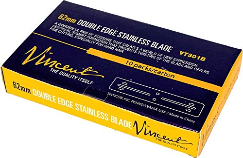 62mm Double Edge Blade Beauty and Personal Care Vincent