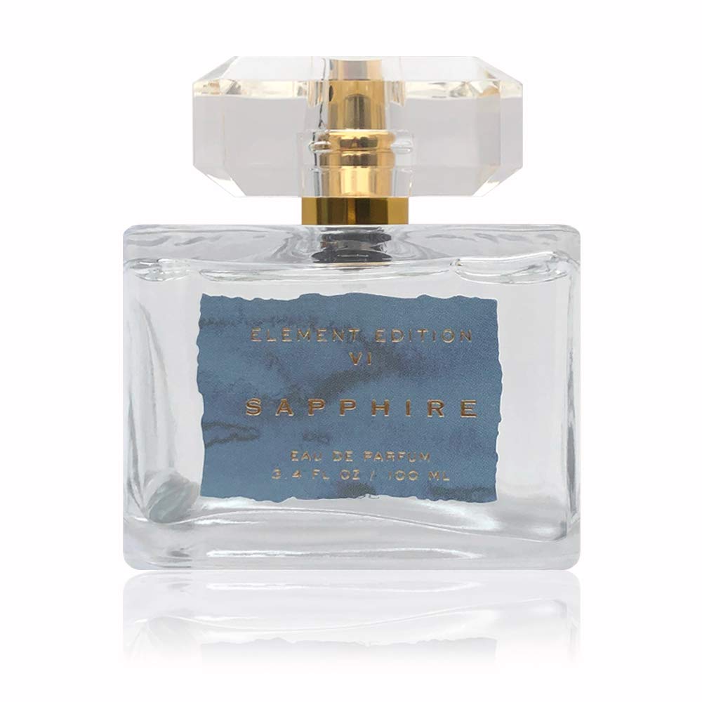 Element Edition Women's Perfume Spray - Sapphire, 3.4 oz 100 ml - Calming and Relaxing Fragrance with a Blending of Apple, Muguet, and Musk - Tru Beauty & Personal Care Tru Fragrance Beauty