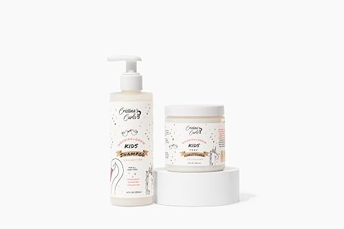 Cristina's Curls Kids Shampoo And Deep Conditioner Set - Gentle Cleanse And Detangling Slip Beauty & Personal Care Cristina's Curls