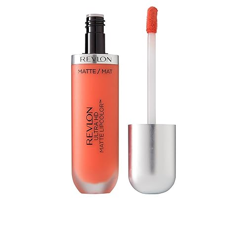 Revlon Ultra HD Matte Lipcolor, Velvety Lightweight Matte Liquid Lipstick in Red / Coral, Flirtation (620), 0.2 oz Beauty & Personal Care REVLON