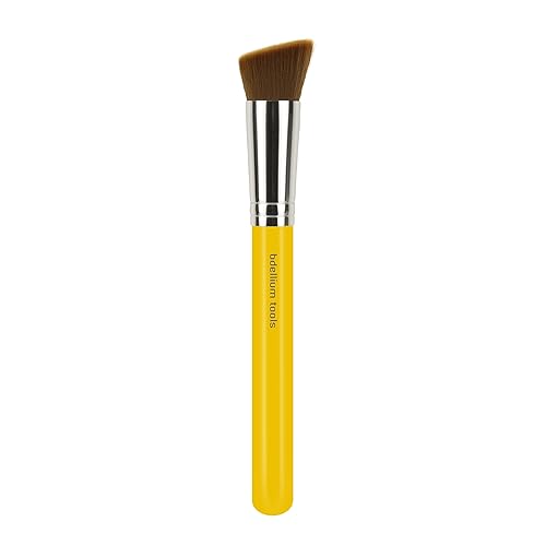 Bdellium Tools Professional Makeup Brush - Studio Series 956 Slanted Precision Kabuki - With Soft Synthetic Fibers, For Perfect Complexion (Yellow Beauty & Personal Care BDELLIUM TOOLS
