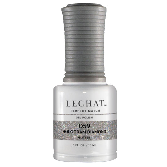 LeChat Perfect Match Gel Polish, Hologram Diamond, 0.5 Fl Oz (PMS59)