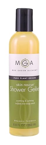 MGA Vegan Shower Gel - Rescue & Moisturizing Body Wash for Skin Care | Natural & Organic Formula with Essential Oils & Skin Friendly pH | Sulfate free Beauty & Personal Care Max Green Alchemy