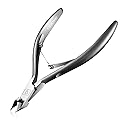 Cuticle Trimmer 3/4 Jaw Extremely Sharp Cuticle Nippers Scissors Stainless Steel Clippers Cutter Remover Pedicure Manicure Nail Tool, opove X7, Space Beauty & Personal Care opove