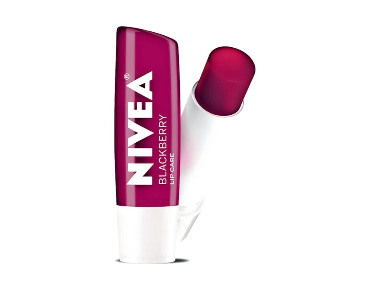 NIVEA Blackberry Lip Care, Tinted Lip Balm with Shea Butter, Nourishing Oils and Vitamin C & E, 3-in-1 Moisture, Repair (for Dry Lips) and Color, 0.17 Beauty & Personal Care NIVEA