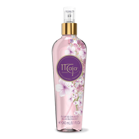 Maja Plum Blossom Perfumed Body Mist with Floral and Fruity notes to refresh yourself any time, Transparent Purple, 8.1 Fl Oz, Spray Bottle Beauty & Personal Care Maja