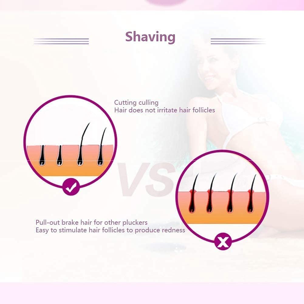 KouRy Multifunction Epilator for Women Hair Removal 3 in 1 Electric Epilator Hair Shaver Lady’s Electric Trimmer Remover Waterproof Razor for Bikini Beauty and Personal Care KouRy