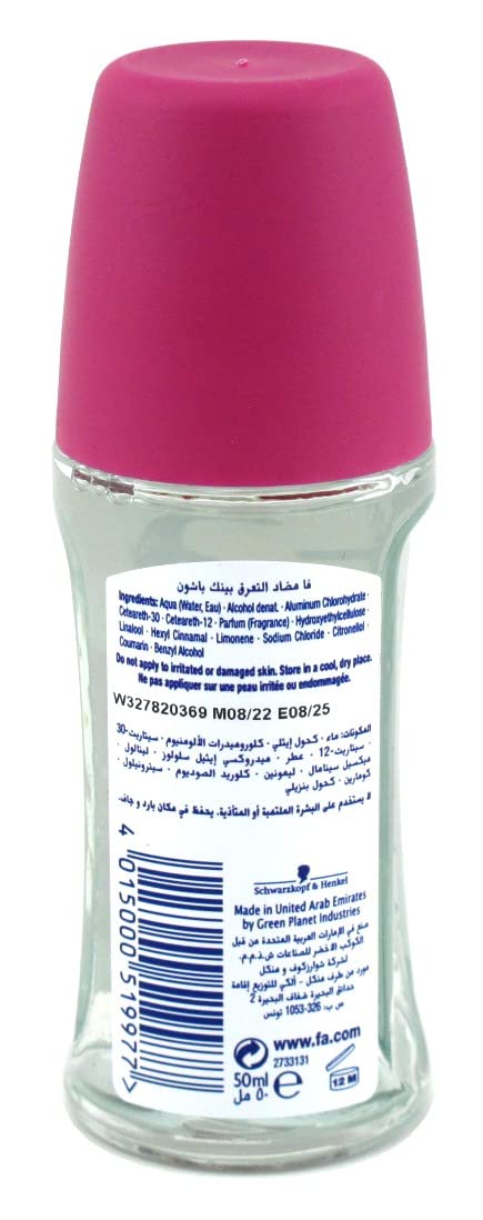 Fa Deodorant 1.7 Ounce Roll-On Pink Passion (50ml) (6 Pack) Beauty and Personal Care Fa