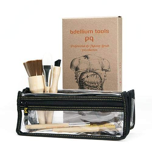 Bdellium Tools Professional Makeup Brush SFX Brush Set 8 PC. With Double Pouch (3rd Collection) Beauty & Personal Care BDELLIUM TOOLS