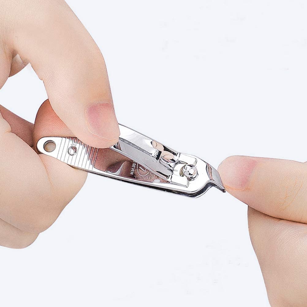 DNHCLL 2 PCS Metal Slanted Edge Nail Cutting Clippers Pedicure Manicure Tool Slanted Tip Cuticle Nail Clipper Cutter Nail Clipper Cutter Pedicure Beauty & Personal Care DNHCLL