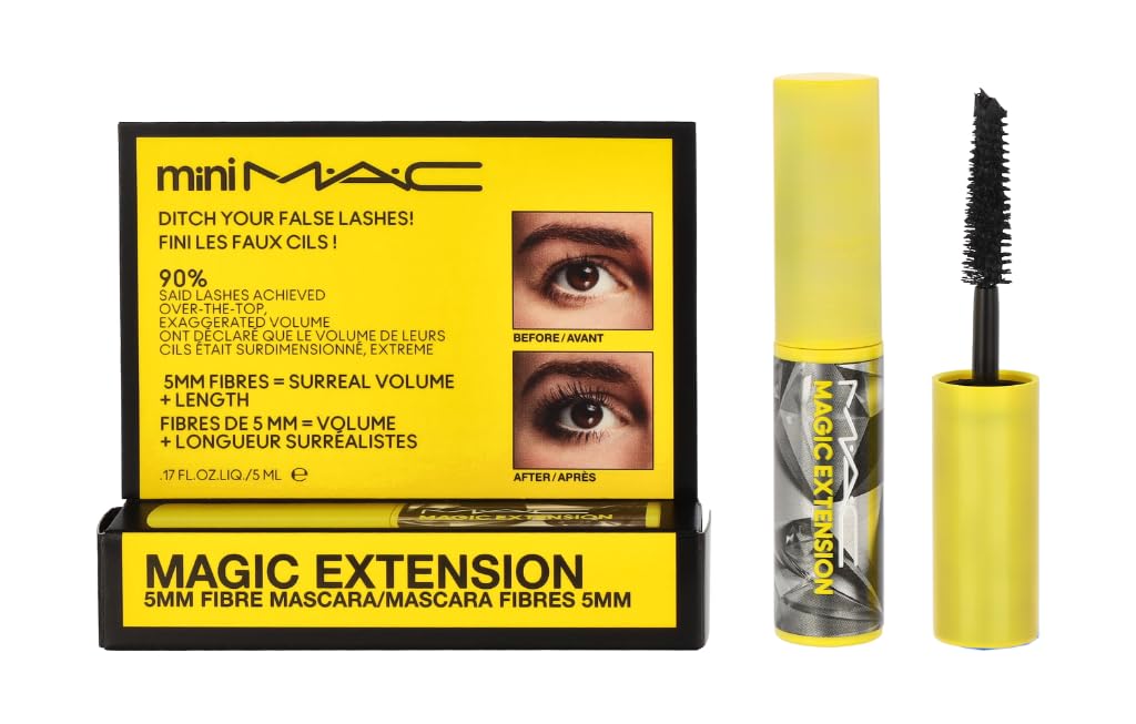 MAC Mini MAC Magic Extension 5MM Fibre Mascara (Extensive Black) - 0.17 fl oz / 5 mL Beauty & Personal Care MAC