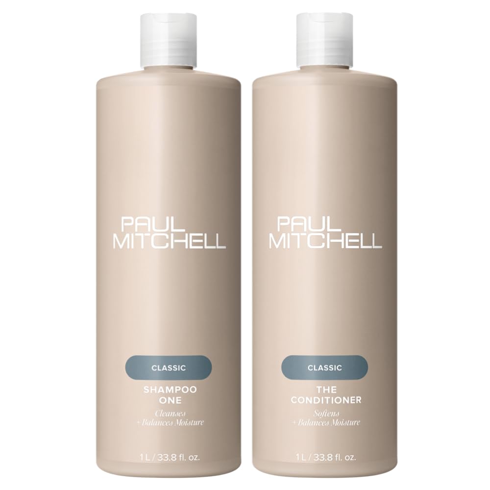 Paul Mitchell Cleanse and Detangle Classic Liter Duo Set Beauty & Personal Care Paul Mitchell