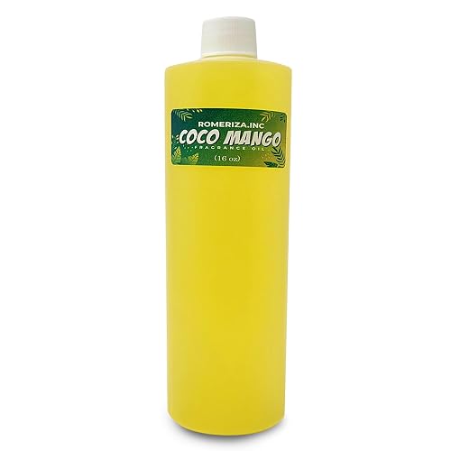 Onisavings 16 Fl Oz Coco Mango Body Oil For Men Perfume Oils Long Lasting Perfume Oil Essential Oils for Skin & DIY Soap Making Scents Multi Use Oil Beauty & Personal Care Onisavings