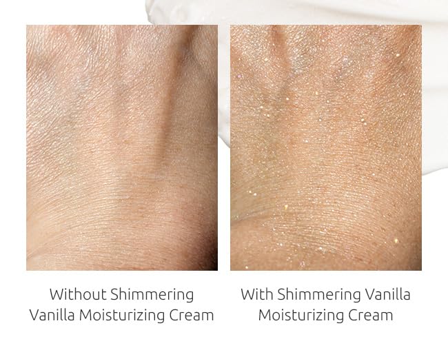 NATURE WELL Shimmering Vanilla Hydrate & Glow Moisturizing Cream For Face & Body, Intensely Nourishing & Softening, Delivers A Sparkling Radiance Beauty & Personal Care NATURE WELL