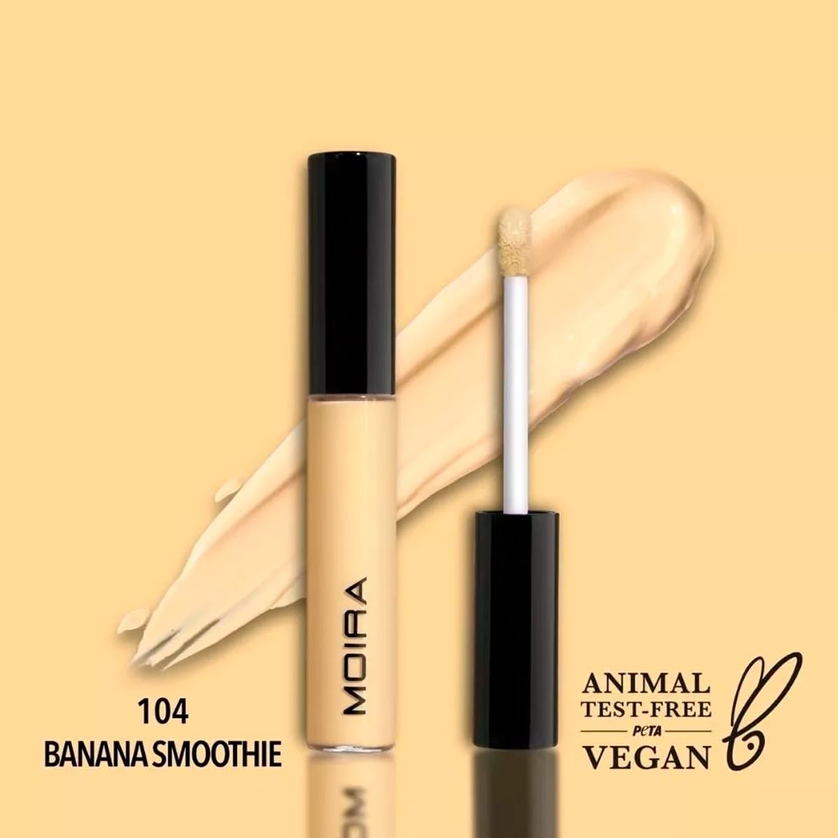 Lavish Color Correcting Concealer (104, BANANA SMOOTHIE) Beauty & Personal Care Moira