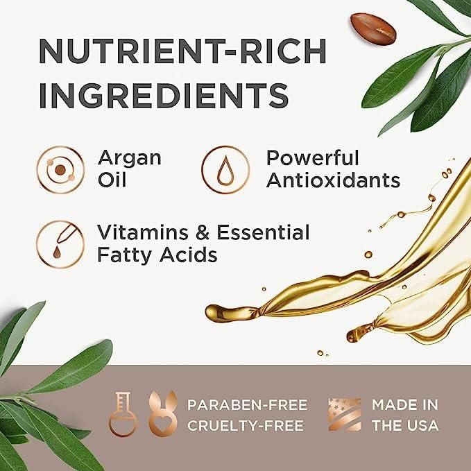 Argan Magic Restorative Hair Mask - Protein Rich Conditioning Hair Mask that Hydrates, Restores And Repairs Damaged Hair | Made in USA, Paraben Free Beauty & Personal Care Argan Magic