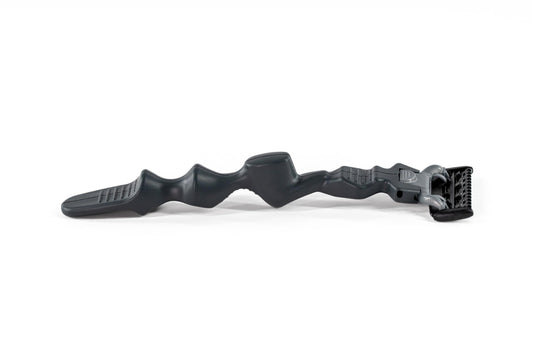 Skull Rake Men's Head and Face Shaver with Ergonomic Grip - Multi-Position Handle Design for Wet and Dry Head and Face Shaving (gray, 8-five+one blade Beauty and Personal Care Skull Rake