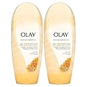 Olay Moisture Ribbons Plus Body Wash with Shea + Notes of Manuka Honey, Long-Lasting Moisture and Soft, Smooth Skin 18 FL OZ (Pack of 2) Beauty & Personal Care Olay