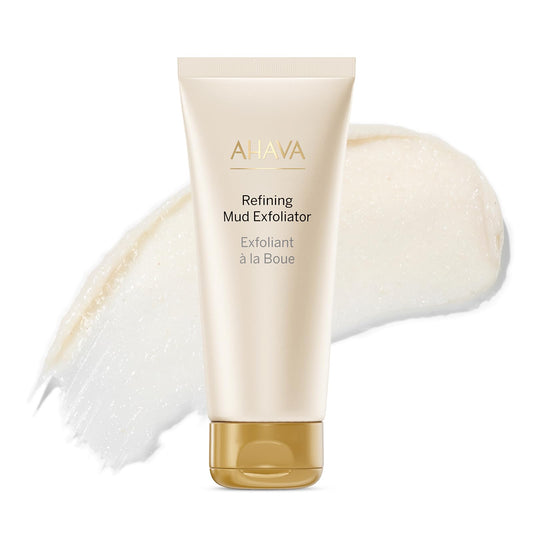 AHAVA Time To Clear Facial Mud Exfoliator - Gentle mud-based scrub to purify, exfoliate & fresh the skin, unveils radiant, boosts skincare absorption Beauty & Personal Care AHAVA