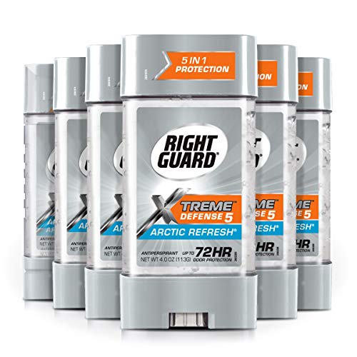 Right Guard Xtreme Defense Antiperspirant Deodorant Gel, Arctic Refresh, 4 Ounce (6 pack) Beauty and Personal Care Right Guard