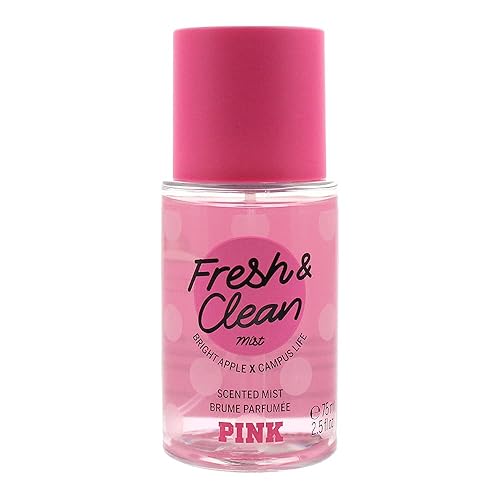 Pink Fresh and Clean Body Mist by Victorias Secret for Women - 2.5 oz Body Mist Beauty & Personal Care Victoria's Secret