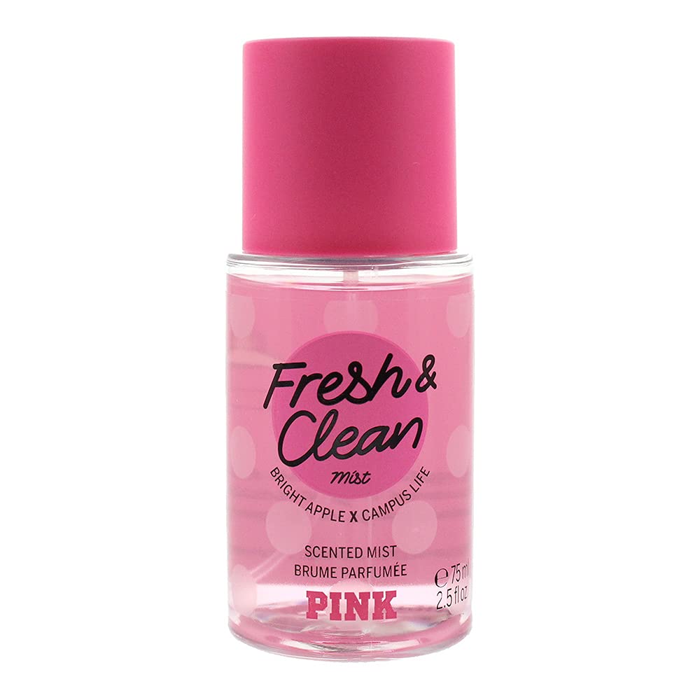 Pink Fresh and Clean Body Mist by Victorias Secret for Women - 2.5 oz Body Mist Beauty & Personal Care Victoria's Secret