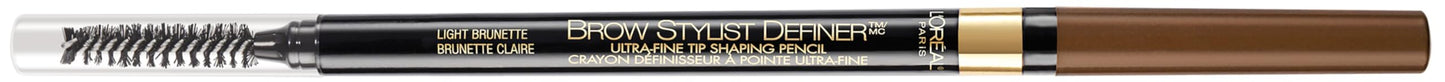 L'Oreal Paris Makeup Brow Stylist Definer Waterproof Eyebrow Pencil, Ultra-Fine Mechanical Pencil, Draws Tiny Brow Hairs and Fills in Sparse Areas Beauty & Personal Care L'Oreal Paris