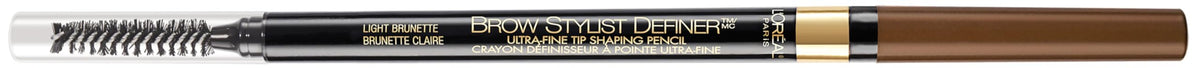 L'Oreal Paris Makeup Brow Stylist Definer Waterproof Eyebrow Pencil, Ultra-Fine Mechanical Pencil, Draws Tiny Brow Hairs and Fills in Sparse Areas