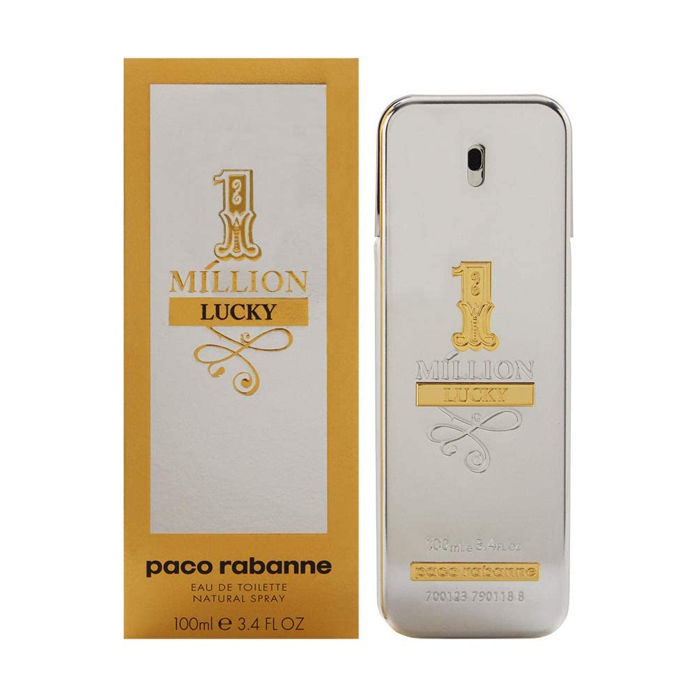 Paco Rabanne One Million Lucky Eau De Toilette Spray For Men, 3.4 Ounce Beauty & Personal Care paco rabanne
