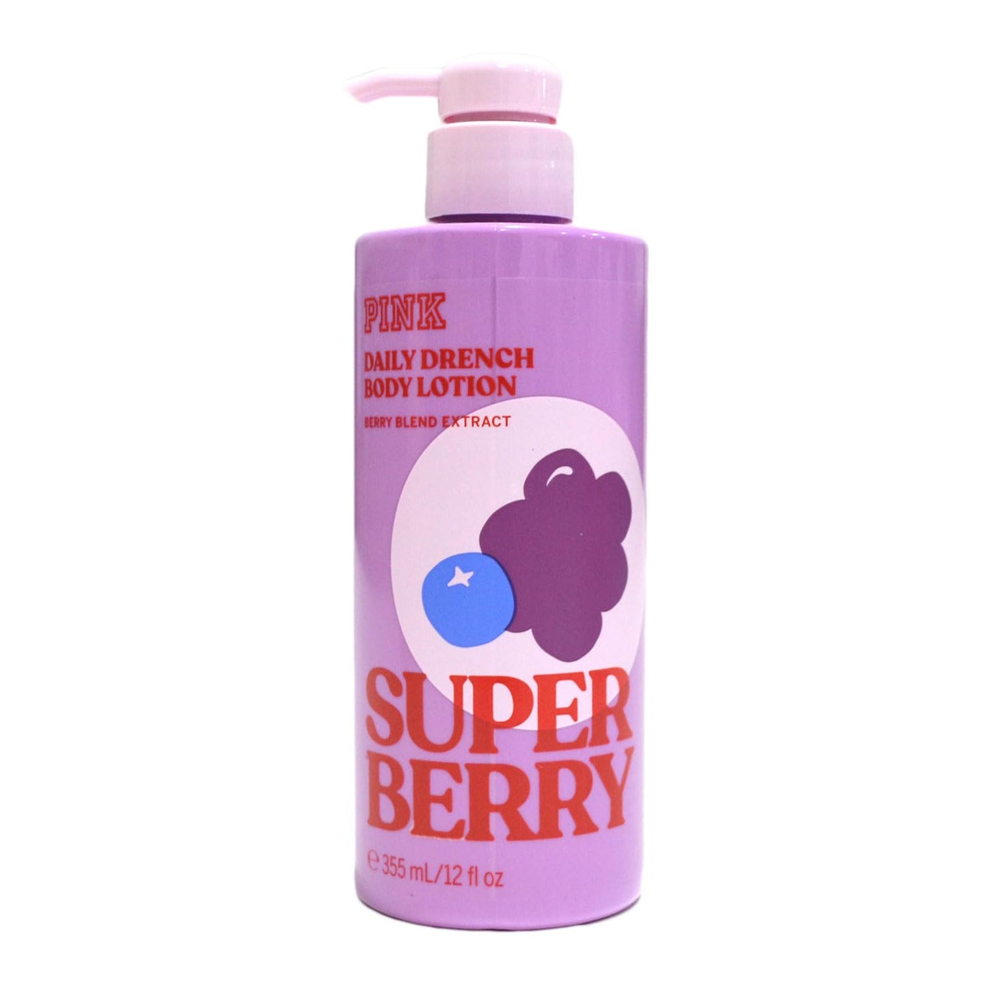 Victoria's Secret Pink Daily Drench Body Lotion 12 Fl Oz (Super Berry) Beauty & Personal Care Victoria's Secret