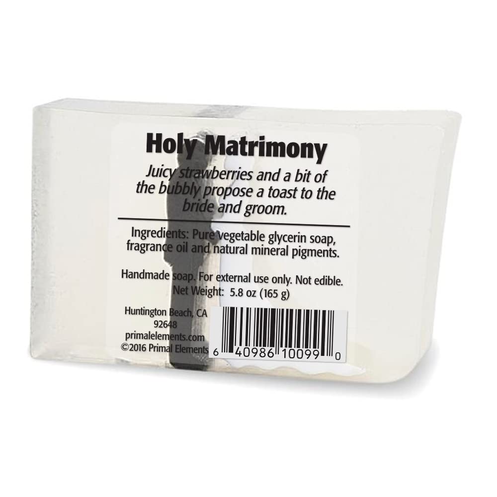 Primal Elements Holy Matrimony 5.8 Ounce, Handmade Glycerin Bar Soap Beauty & Personal Care Primal Elements