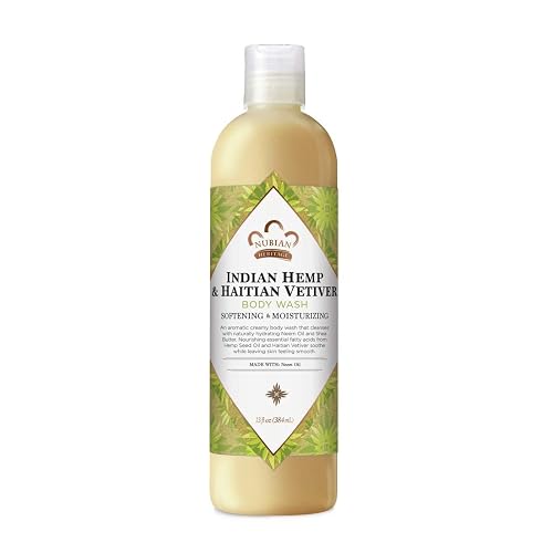 Nubian Heritage Body Wash Indian Hemp 13 Fz Beauty & Personal Care Nubian Heritage