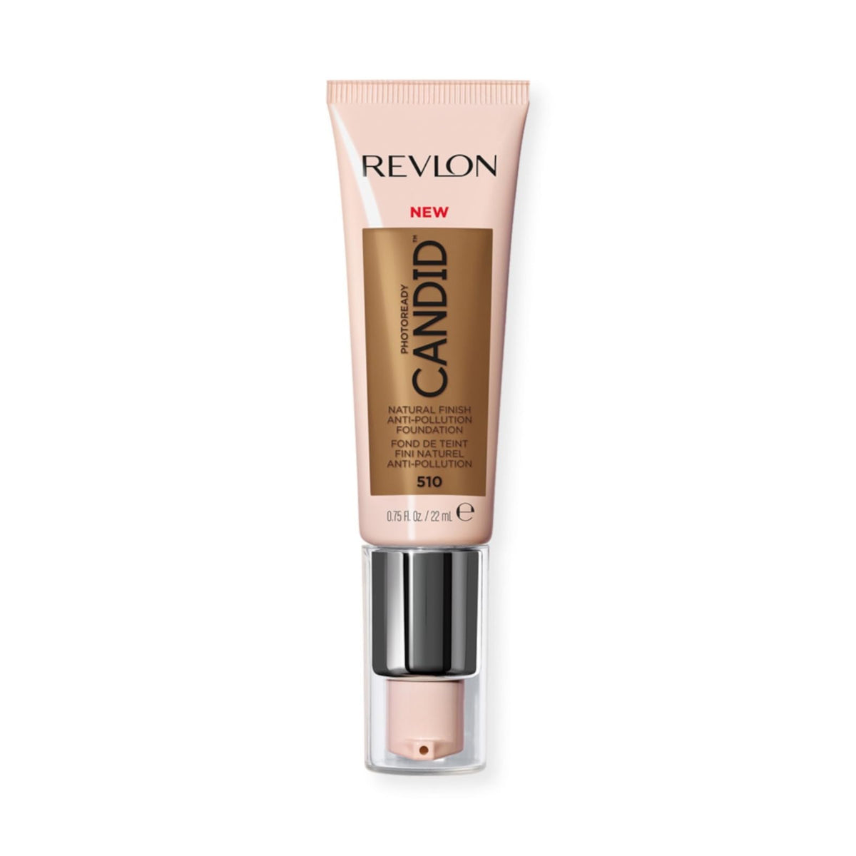 Revlon PhotoReady Candid Natural Finish Foundation, with Anti-Pollution, Antioxidant, Anti-Blue Light Ingredients, 510 Cappuccino, 0.75 fl. oz. Beauty & Personal Care REVLON