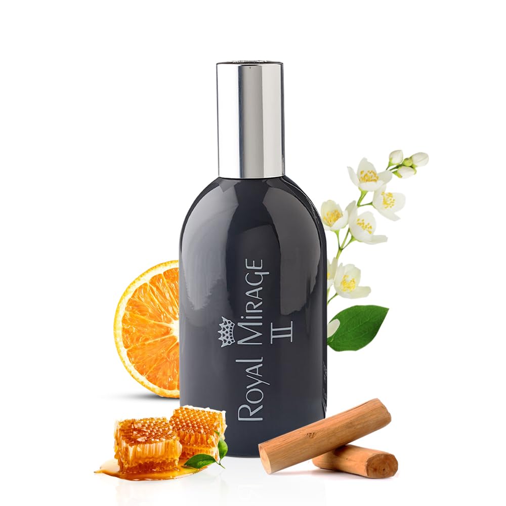 Royal Mirage II Eau de Toilette - Premium Citrus & Jasmine Fragrance Spray - 120ml (4 oz) Long-Lasting EDT - Authentic Heritage Scent Beauty & Personal Care Royal Mirage