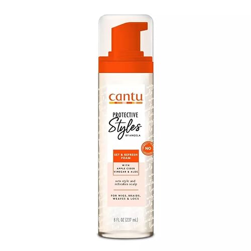Cantu Protective Styles by Angela Set & Refresh Foam with Apple Cider Vinegar & Aloe, 8 Ounce Beauty & Personal Care Cantu