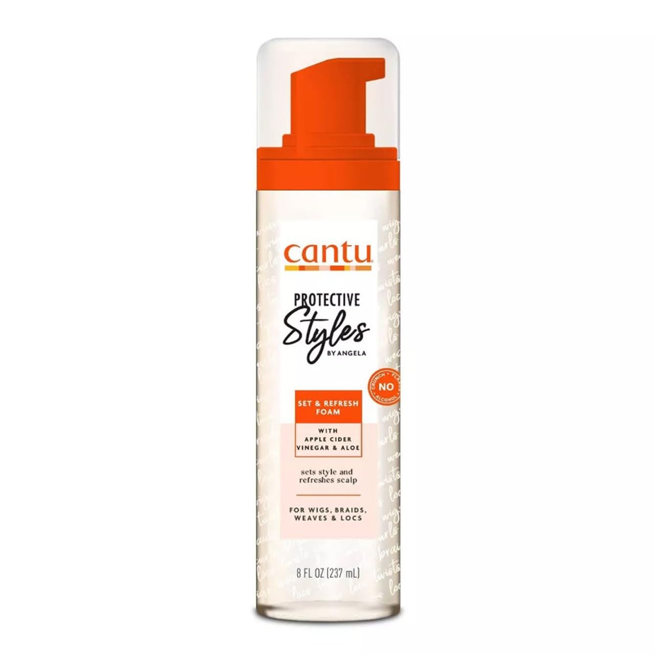 Cantu Protective Styles by Angela Set & Refresh Foam with Apple Cider Vinegar & Aloe, 8 Ounce Beauty & Personal Care Cantu