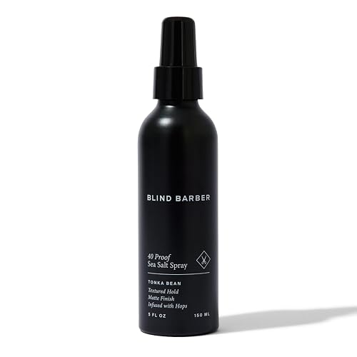 Blind Barber 40 Proof Sea Salt Spray for Men - Salt Water Hair Spray for Volume & Texture - Water-Based Matte Finish with Light-Medium Hold - Enhances Beauty & Personal Care Blind Barber