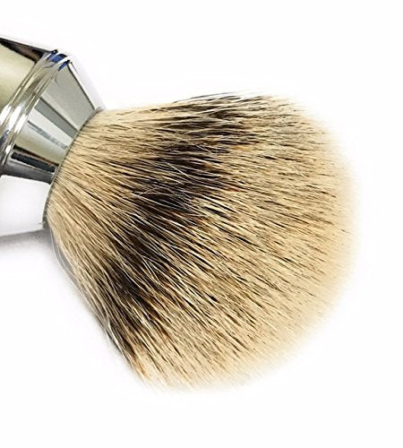 G.B.S Men’s Shave Set, Double Edge Safety Razor, Badger Hair Shaving Brush, Brush and Razor Stand, Chrome Shaving Bowl, Natural Shaving Soap Beauty and Personal Care G.B.S