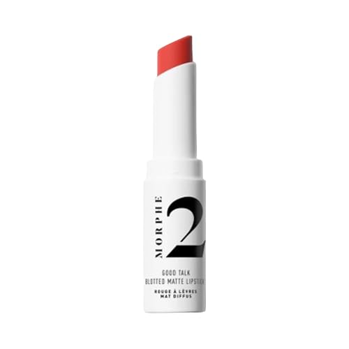 Good Talk Blotted Matte Lipstick - Red Sunset Beauty & Personal Care Morphe 2