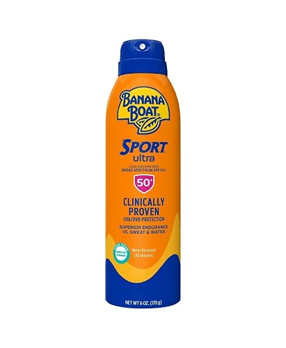 Banana Boat Continuous Spf#50 + Spray Sport 6 Ounce (Powerstay) (177ml) (3 Pack) Beauty & Personal Care Banana Boat
